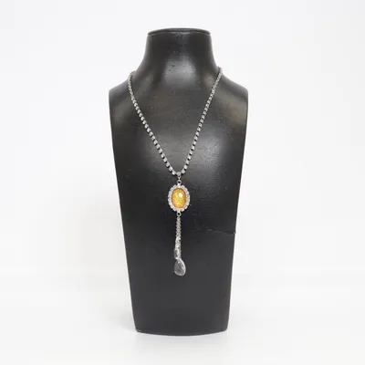 Necklace (Silver, Yellow, Transparent) from I.Me.My Unknown metal