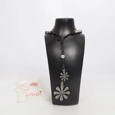 Ketting (Zwart, Zilver) van Diddi Onbekend materiaal