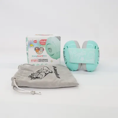 Gehoorbeschermers (Turquoise) van Klang Guard Mini
