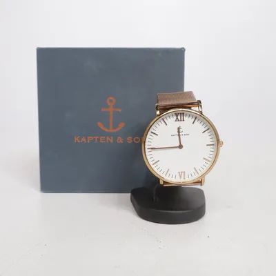 Armbåndsur (Guld) fra Kapten & Son