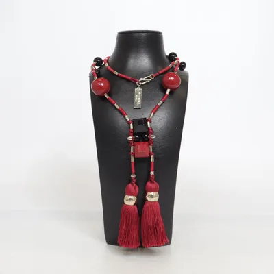 Ketting (Rood, Zwart) van Weekend MaxMara Onbekend materiaal