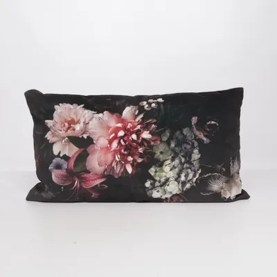 Prydnadskudde (Svart, Flerfärgad) från Oeko Tex Polyester