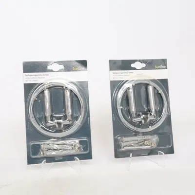 Gardinupphäng (Silverfärgad) från Sunline