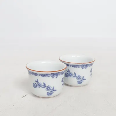 Sake glass (White, Blue) from Rörstrand