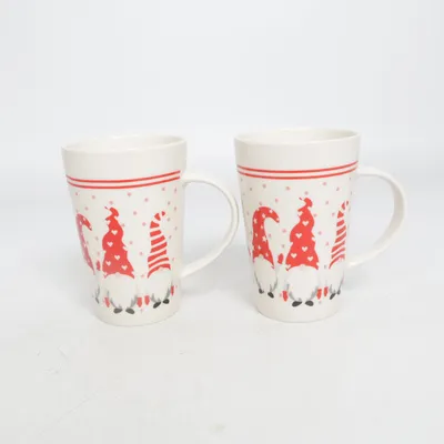 Mug (White, Red, Multicolored) from Form Living