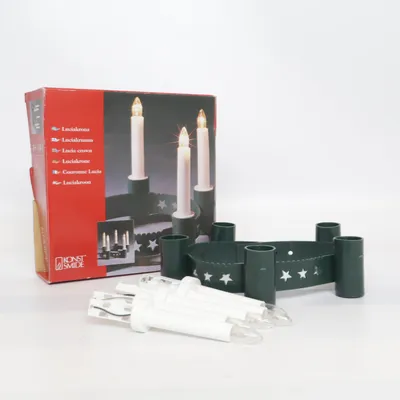 Luciakrona (Röd) från Konst Smide