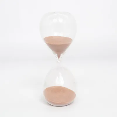 Timeglas (Transparent, Brun)