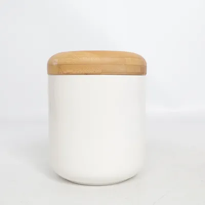 Bocal en verre (Blanc, Marron) de Duka