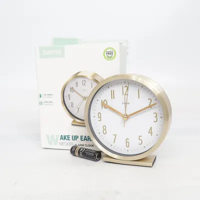 Bordsklocka (Guldfärgad) från Hama