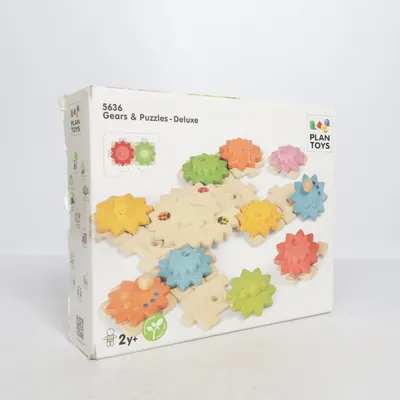 Construction set (Gears & Puzzles - Deluxe) from PlanToys