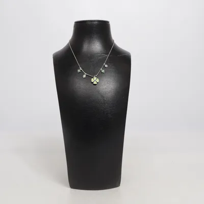 Necklace (Silver, Green, Blue) from Pilgrim Unknown metal
