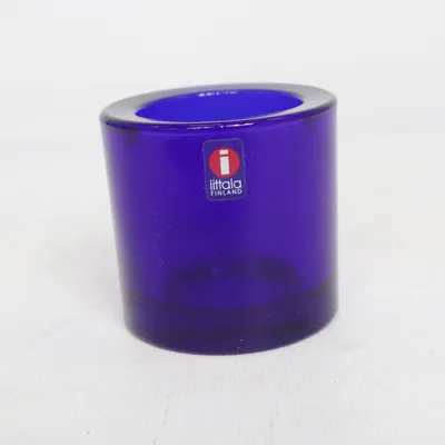 Candle holder (Blue) from Iittala