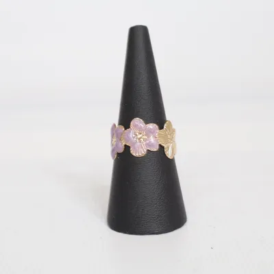 Ring (Purple, Gold) Unknown metal