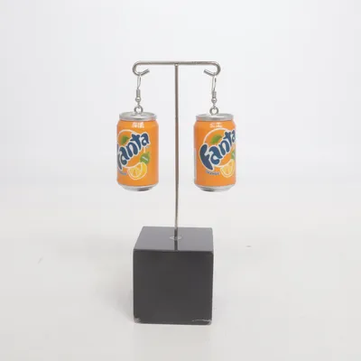 Earrings (Orange, Multicolored) from Fanta Unknown metal