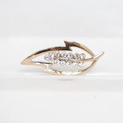 Broche (Guld, Hvid) Ukendt metal