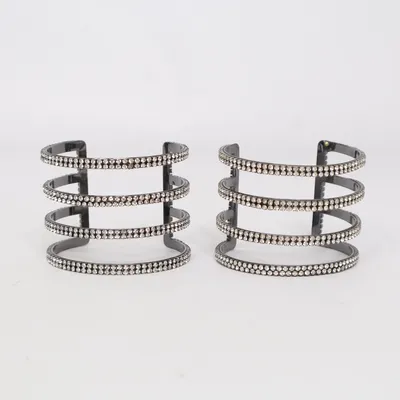 Armlet (Black, Silver) Unknown metal