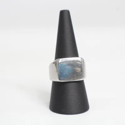 Klackring (Silverfärgad) Okänd metall