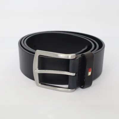 Belt (Black) from Tommy Hilfiger Leather