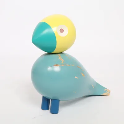 Figurin (Turkos, Gul) från Kay Bojesen