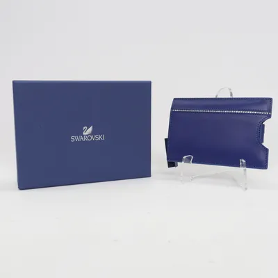 Kaarthouder (Blauw) van Swarovski
