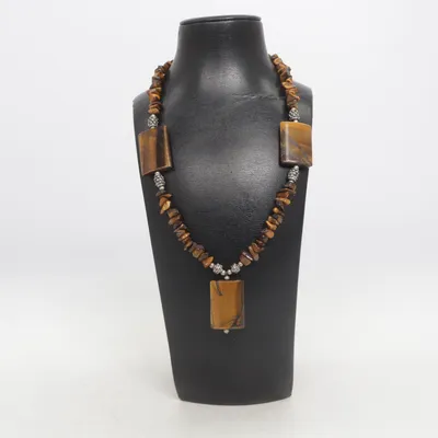 Collier (Marron) Ambre