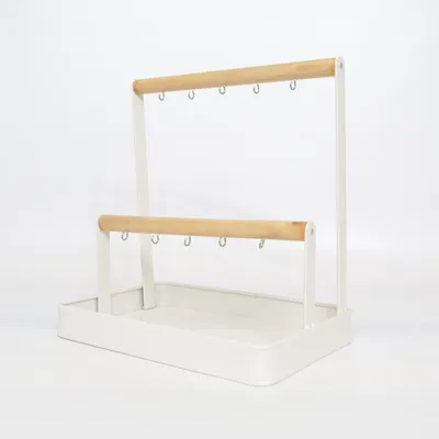 Smyckesställ (Vit, Brun)