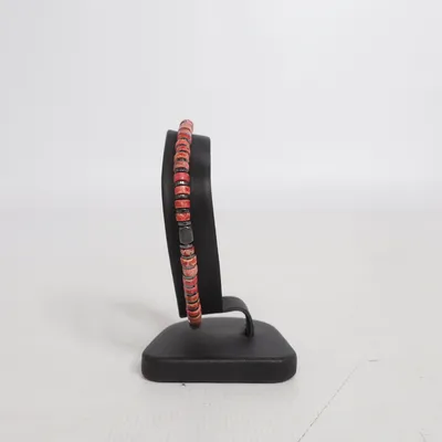 Bracelet de cheville (Rouge, Noir) Métal inconnu