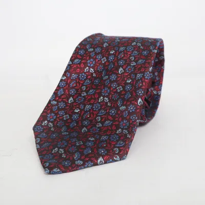 Krawatte (Rot, Blau, Mehrfarbig) von Murano Seide