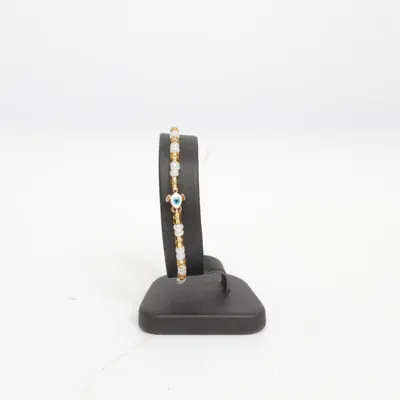 Armband (Vit, Guldfärgad) Okänd metall
