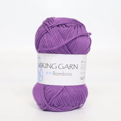Garn (Bambino) från Viking Garn Bambu, Bomull