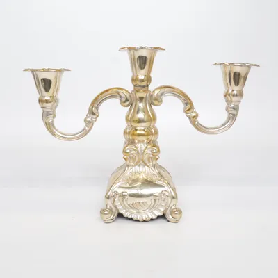 Kandelaber (Silverfärgad)