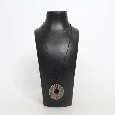 Necklace (Black, Brown) Unknown metal