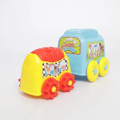 Speelgoed trein (Rood, Blauw, Geel) van Baby Clementoni