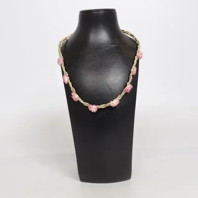 Collier (Or, Rose, Blanc) Métal inconnu