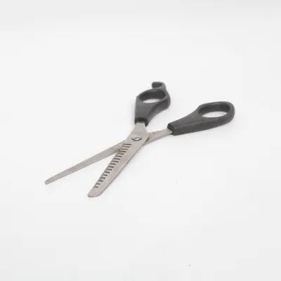 Ciseaux de coiffeur (Noir, Argent)