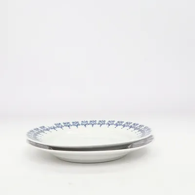 Assiette (Blanc, Bleu) de Karlskrona