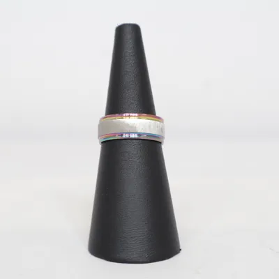 Ring (Silver, Multicolored) Stainless steel