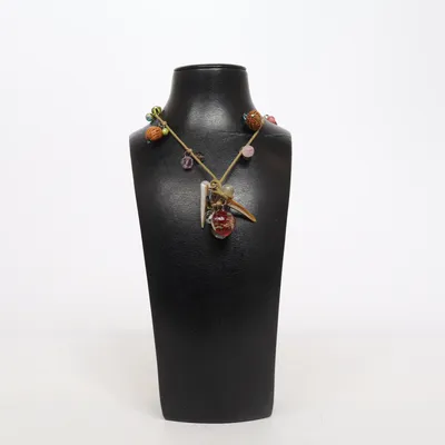Ketting (Beige, Meerkleurig) Onbekend materiaal