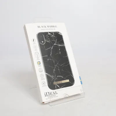 Phone case (Black Marble) from iDeal of Sweden