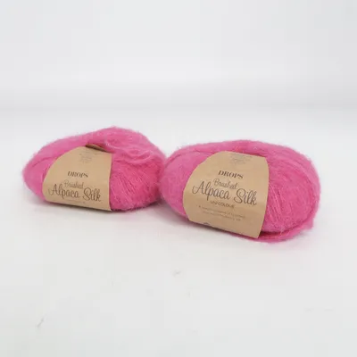 Garn (Brushed Alpaca Silk) från Drops Alpackaull, Silke