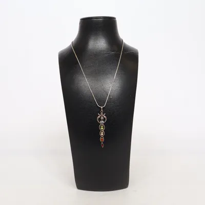 Halsband (Flerfärgad) Silver