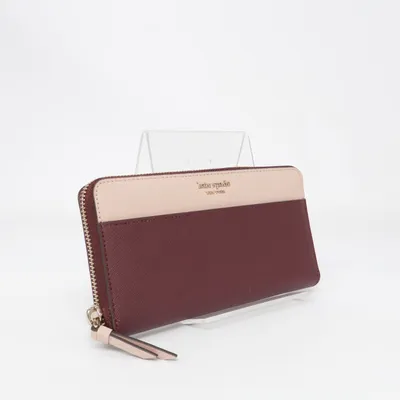 Portemonnee (Lila, Roze) van Kate Spade Leer