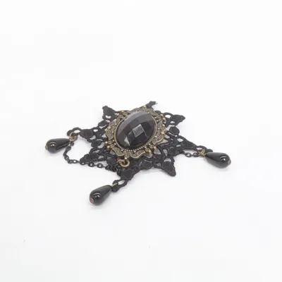Broche (Zwart) Plastic, Onbekend materiaal