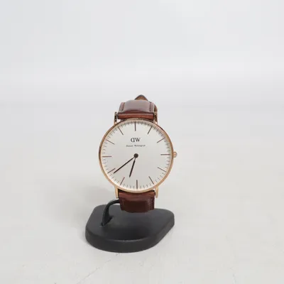 Wristwatch (Brown, White, Gold) from Daniel Wellington