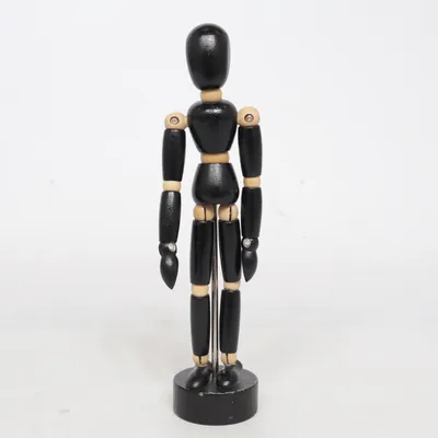 Figurine (Black, Beige)