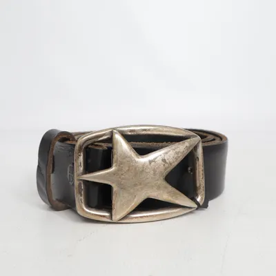 Ceinture (Noir) de Base Cuir
