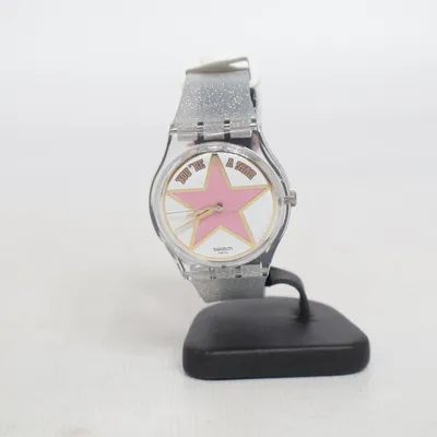 Polshorloge (Zilver, Roze, Wit) van Swatch