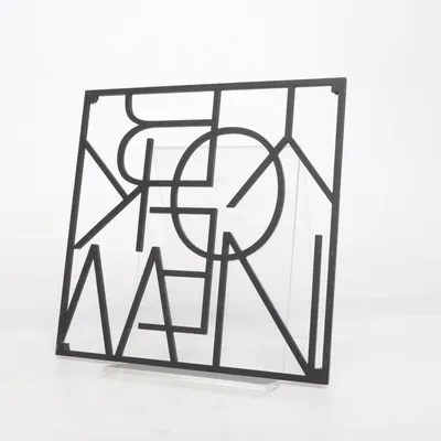 Väggdekoration (Svart)