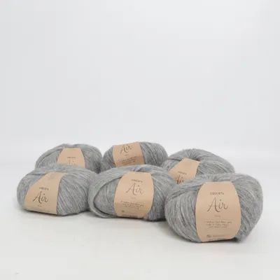 Yarn (Air) from Drops Alpaca wool, Polyamide