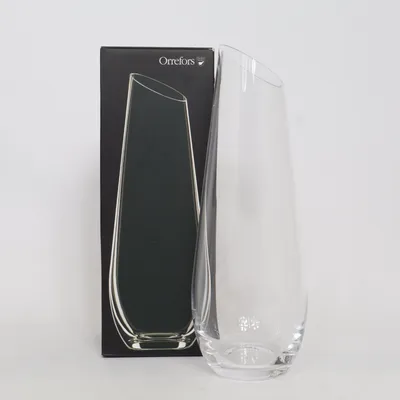 Vase (Transparent) from Orrefors Sweden